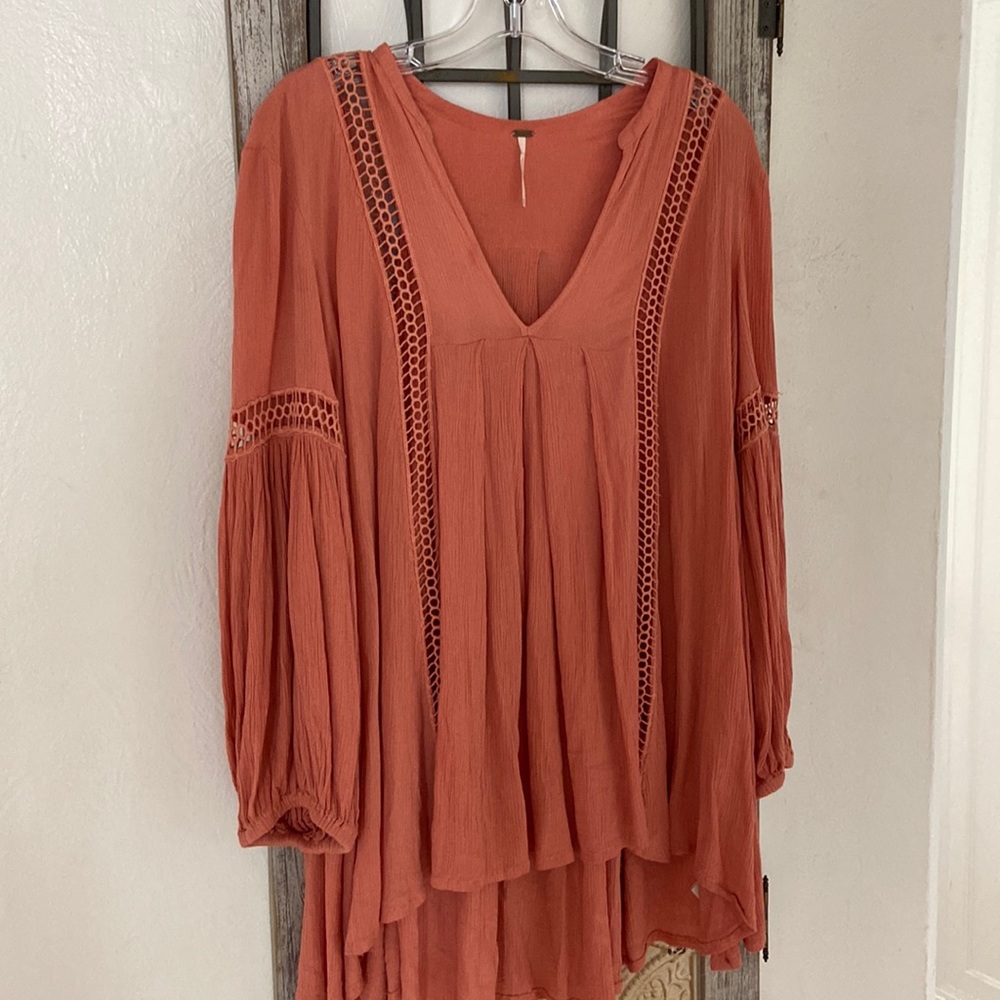Beautiful Free People XS gauze shirt worn two times.